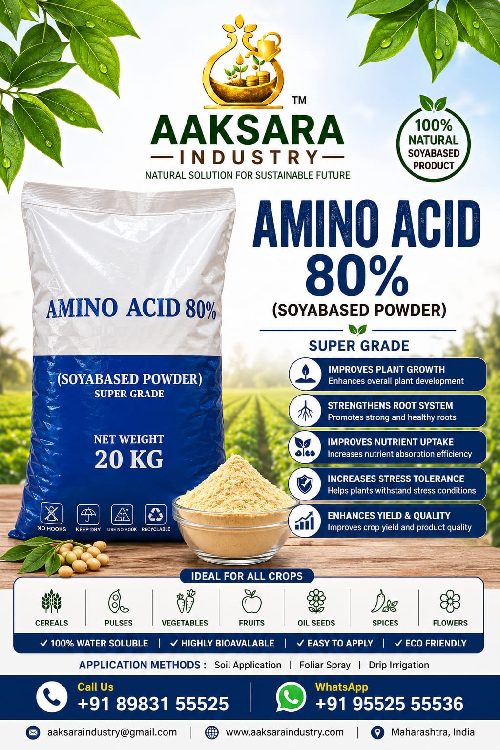 Amino Acid 80% Product Showcase