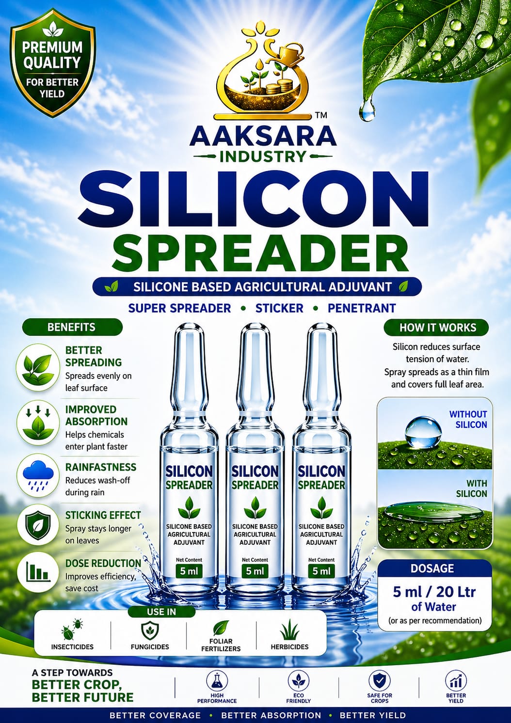 Aaksara Industry Silicon Spreader Ampules